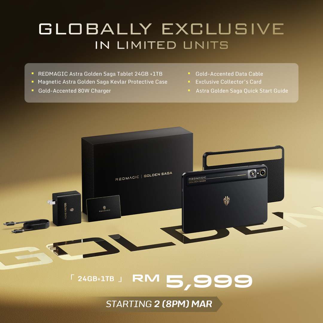 REDMAGIC Astra Golden Saga Limited Edition Bundle – REDMAGIC